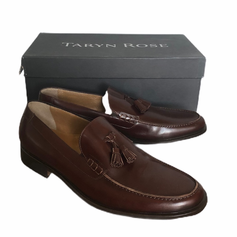 NEW Taryn Rose Brown Loafers Sz42